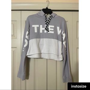 Vans Gray and White Hoodie
